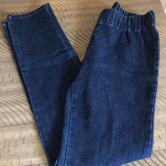 SOFT Surroundings Stretch Jeans 👖 Elastic Waistband Comfy! - Picture 1 of 17